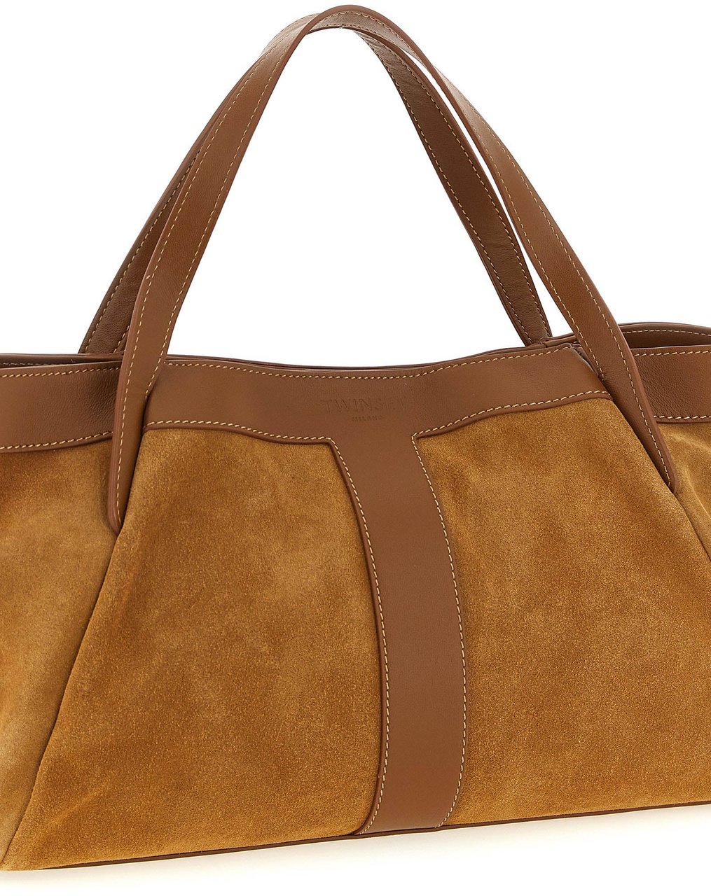 Twin-set Twinset Brown Polyethylene Shoulder Bag Bruin