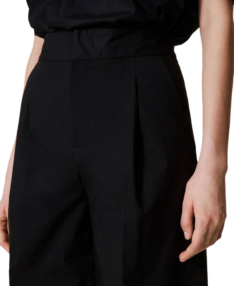 Twin-set Trousers Black Zwart