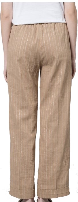 Twin-set Trousers Beige Beige