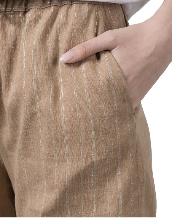 Twin-set Trousers Beige Beige