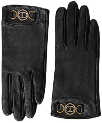 Twin-set Gloves Black Zwart