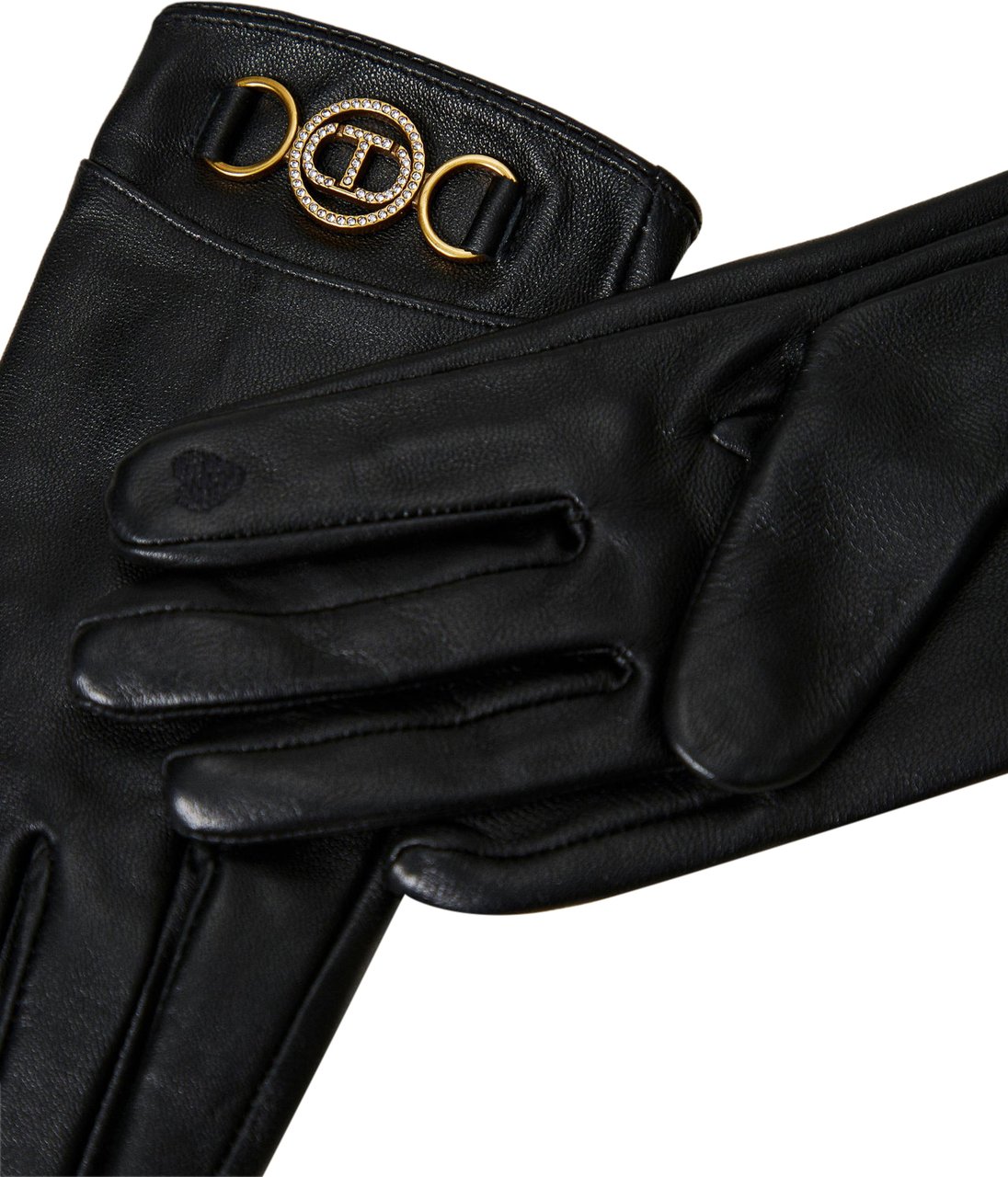 Twin-set Gloves Black Zwart