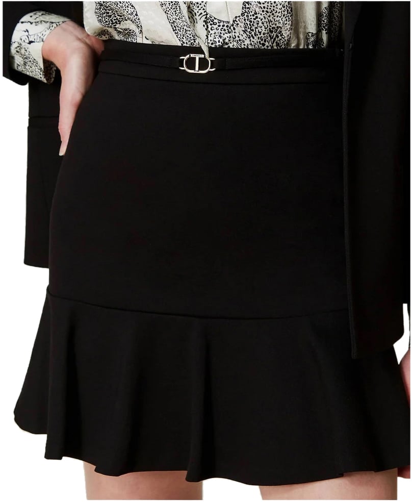 Twin-set Skirts Black Zwart