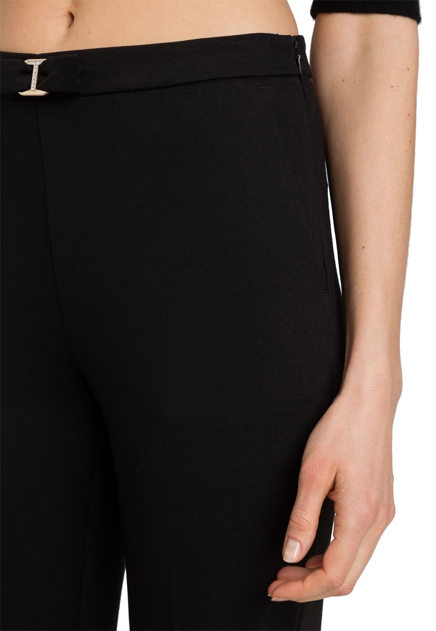 Twin-set Trousers Black Zwart