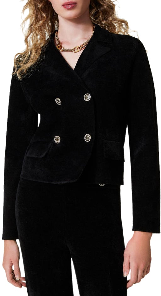 Twin-set Jackets Black Zwart