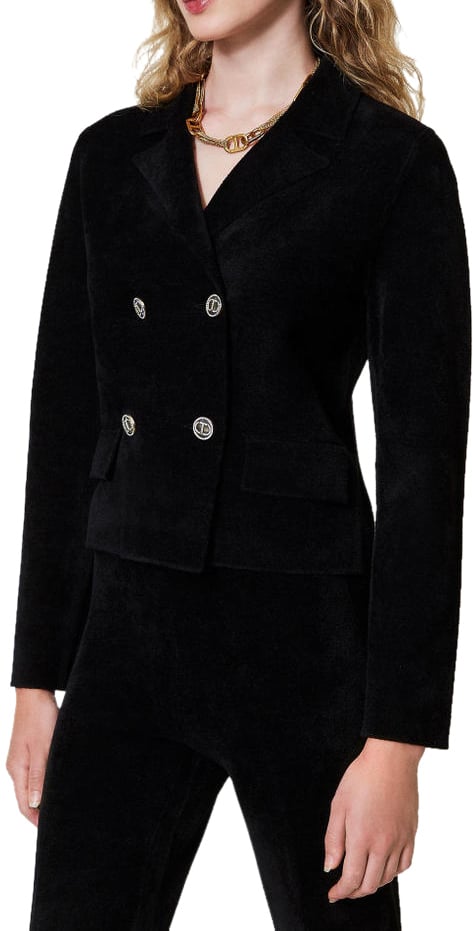 Twin-set Jackets Black Zwart