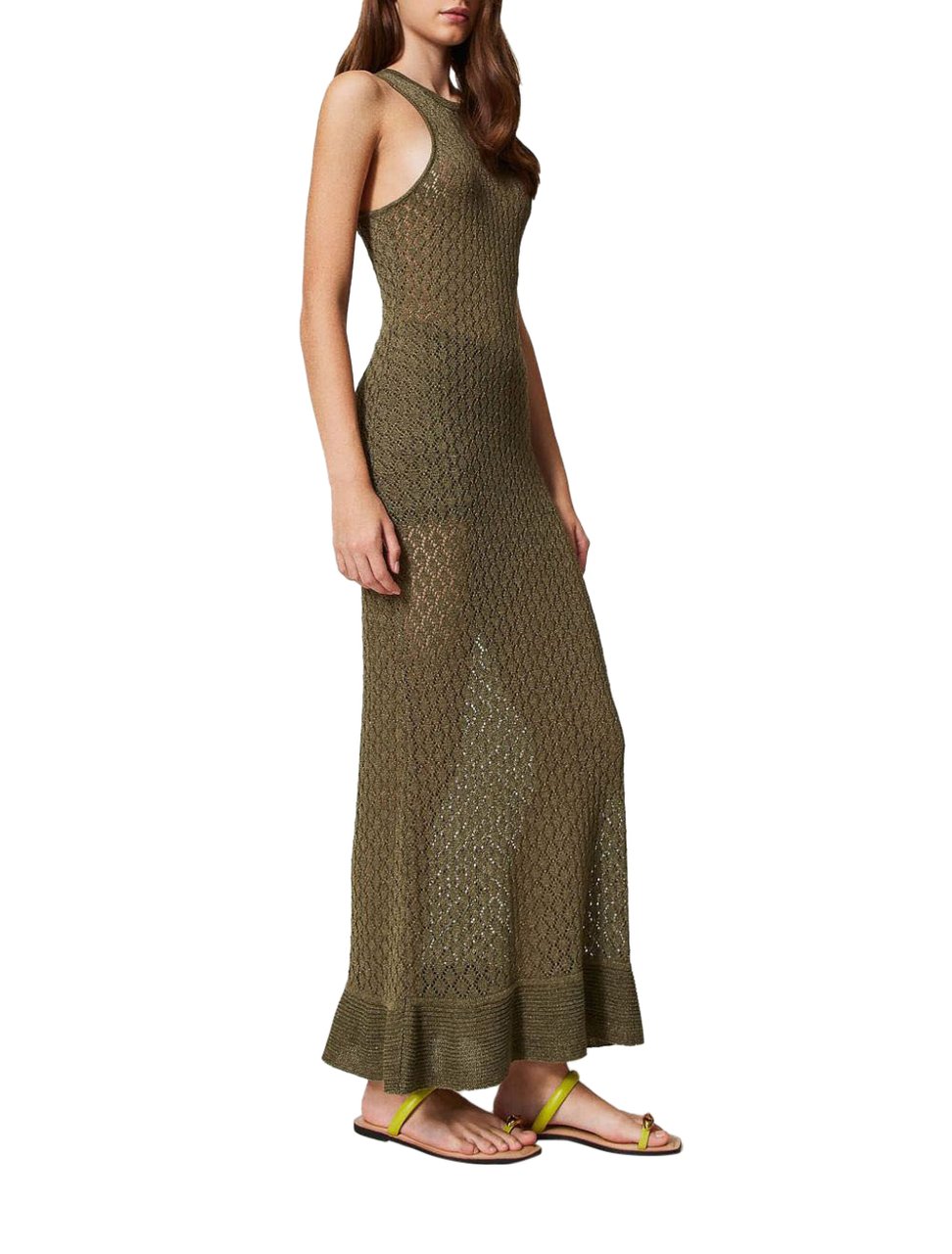 Twin-set Dresses Green Groen