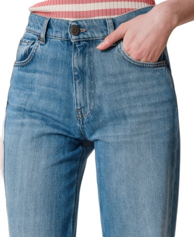 Twin-set Twin-set Pantaloni Seasonal Denim Blauw