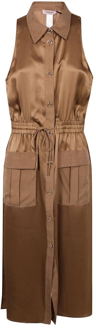 Twin-set Dresses Brown Bruin