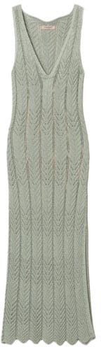 Twin-set Twin-set Abiti Water Green Lurex Groen
