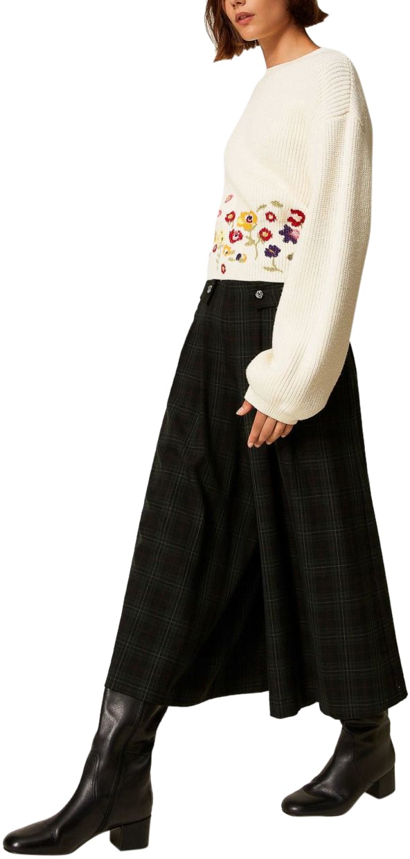 Twin-set Trousers Green Groen