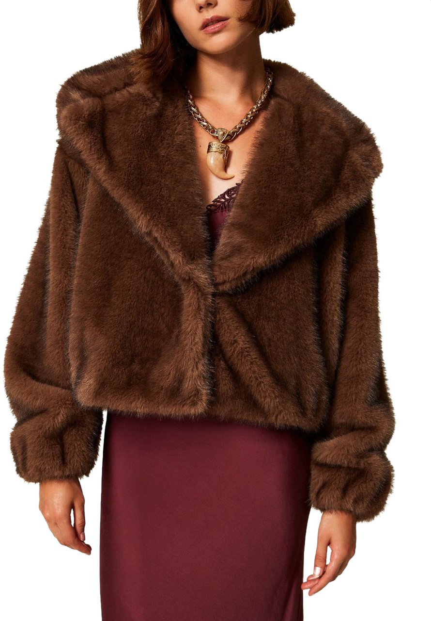 Twin-set Coats Brown Bruin