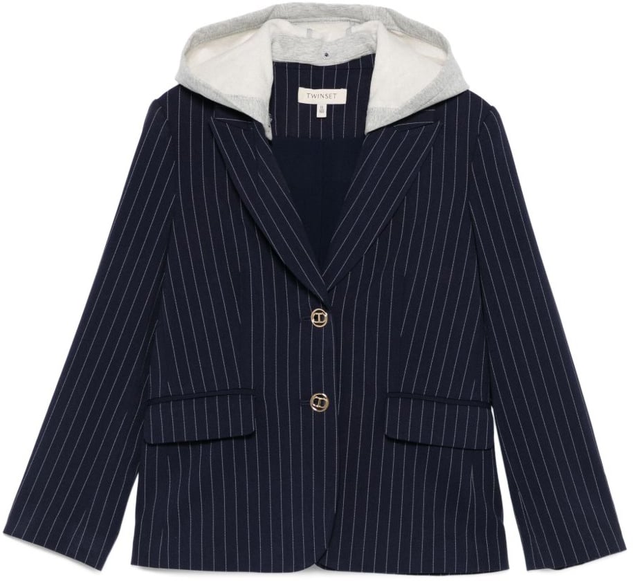 Twin-set Jackets Blue Blauw