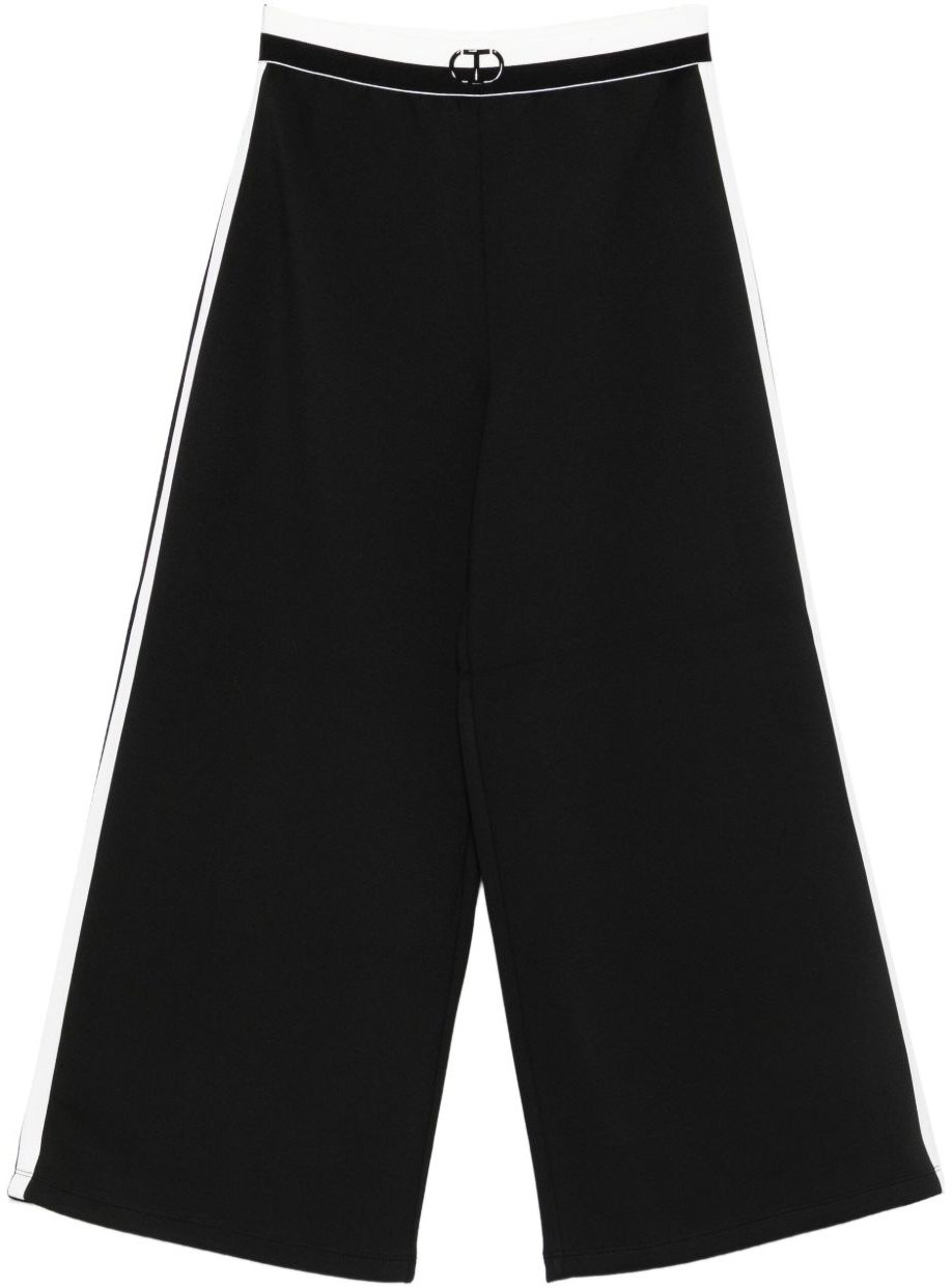 Twin-set Trousers Nerooff White Zwart