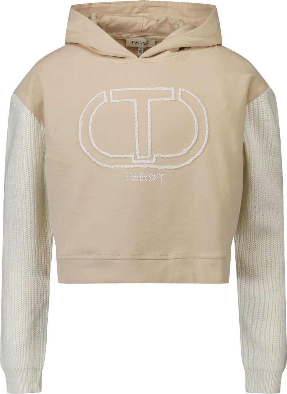 Twin-set Twinset Kinder Meisjes Trui In Beige Beige