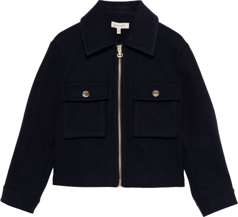 Twin-set Jackets Blue Blauw