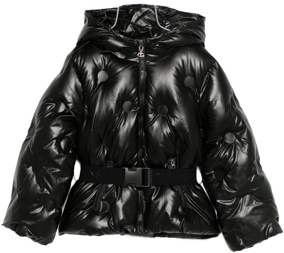 Twin-set Coats Black Zwart