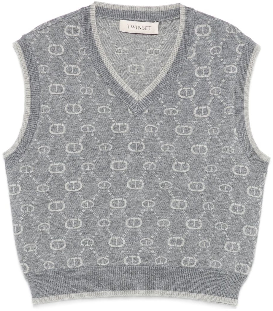 Twin-set Jackets Grigio Medio Grijs