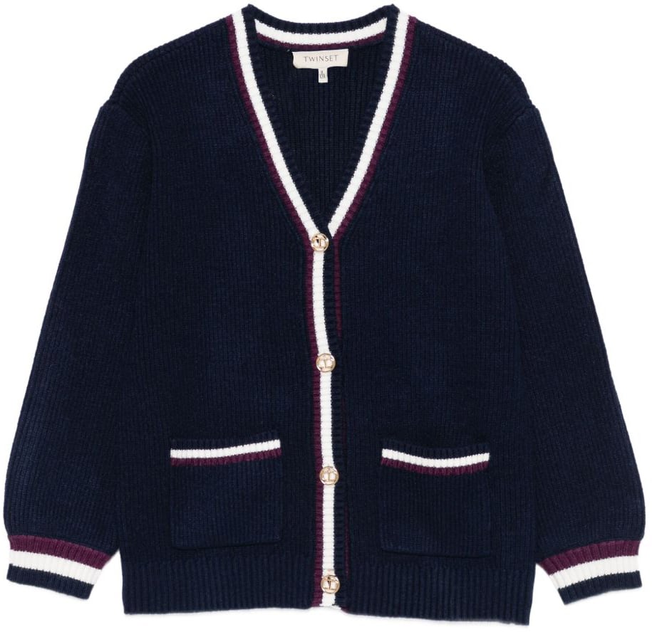 Twin-set Sweaters Classic Blue Blauw