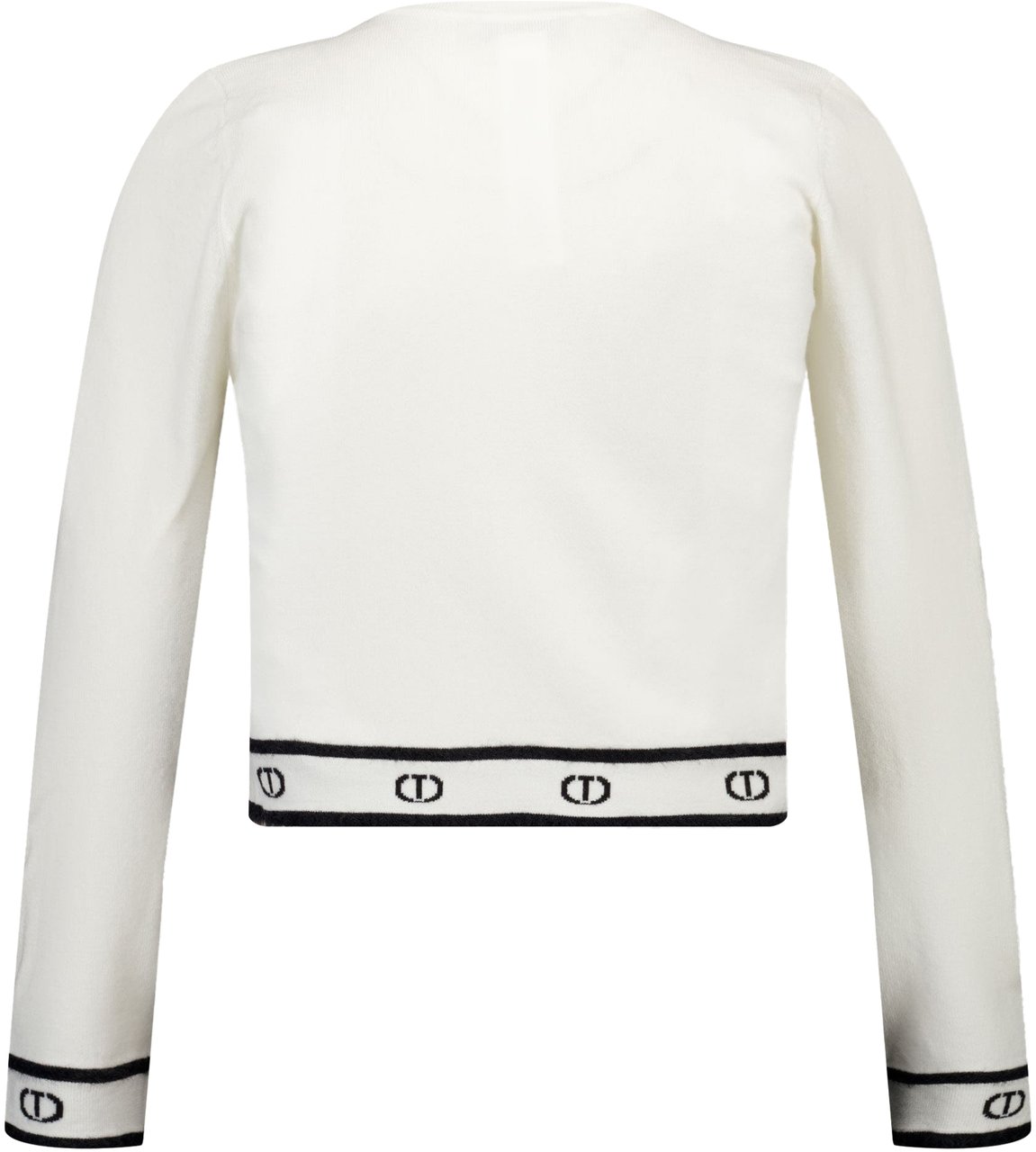 Twin-set Twinset Kinder Meisjes Trui In Off White Wit
