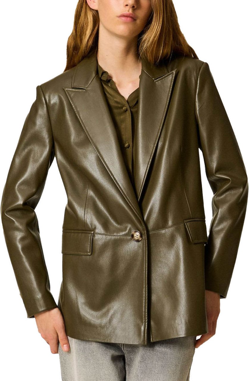 Twin-set Jackets Green Groen