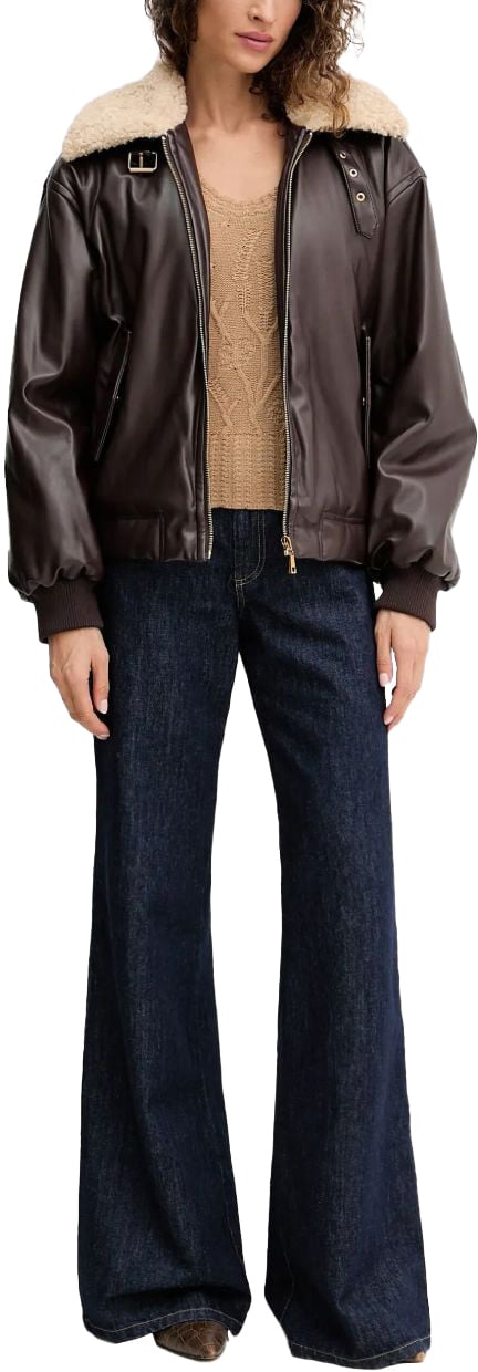 Twin-set Coats Brown Bruin