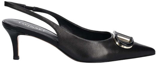 Twin-set With Heel Black Zwart