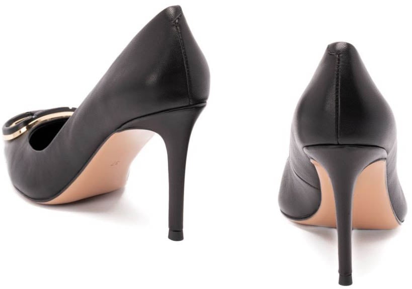 Twin-set With Heel Black Zwart