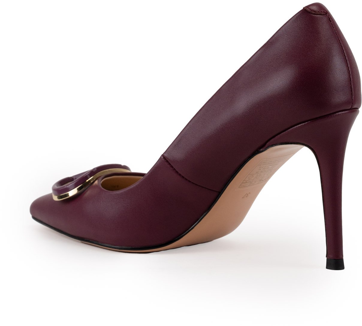 Twin-set With Heel Winetasting Rood