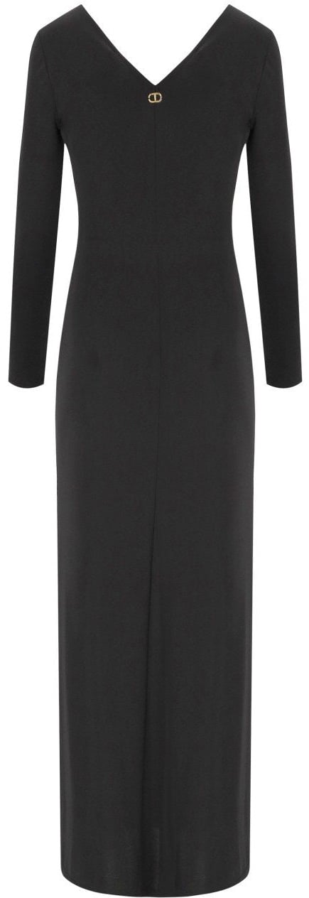 Twin-set TWINSET LONG DRESS Zwart