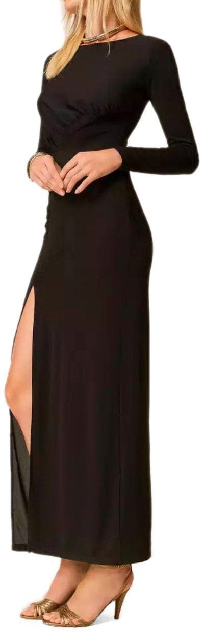 Twin-set TWINSET LONG DRESS Zwart