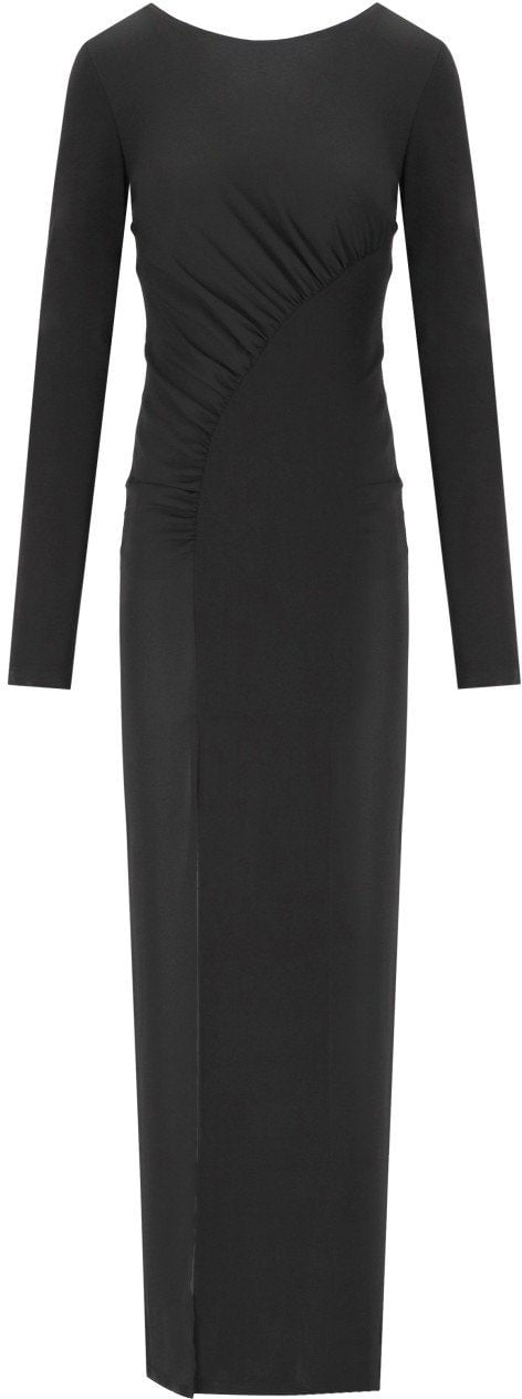 Twin-set TWINSET LONG DRESS Zwart