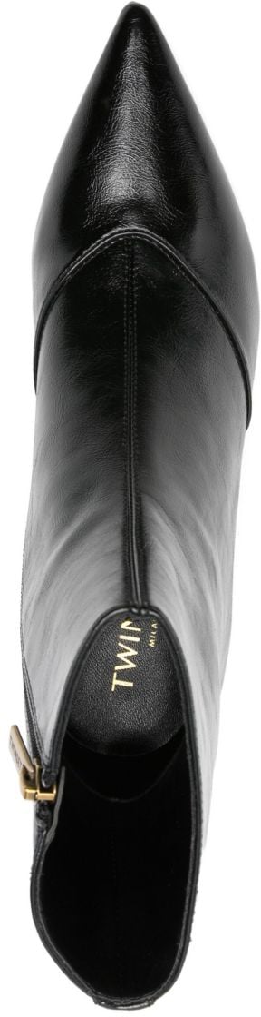 Twin-set With Heel Black Zwart