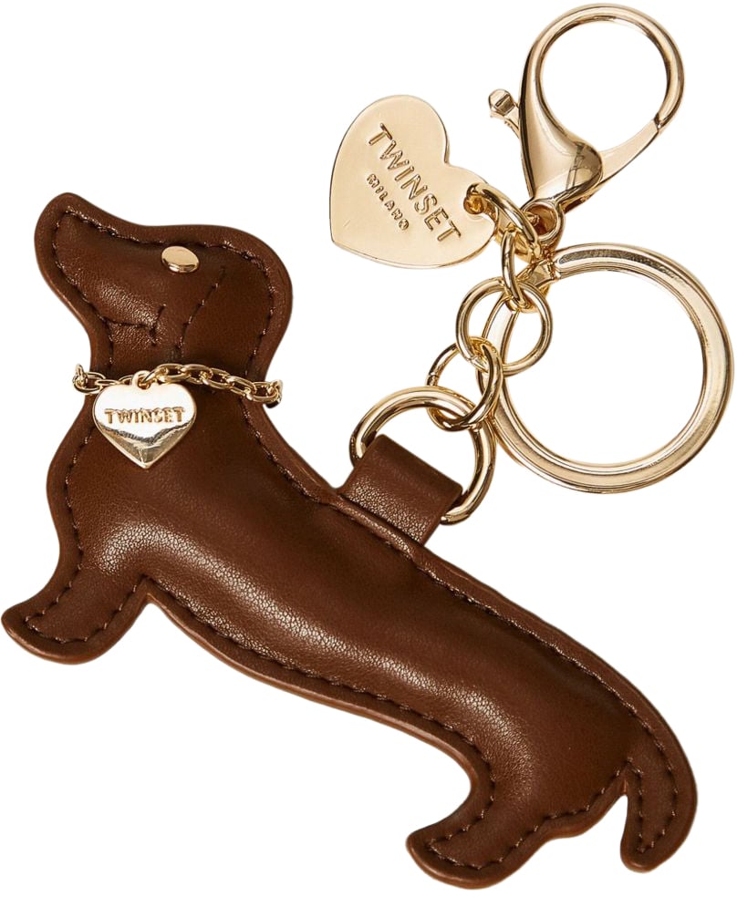 Twin-set Keychains Brown Bruin