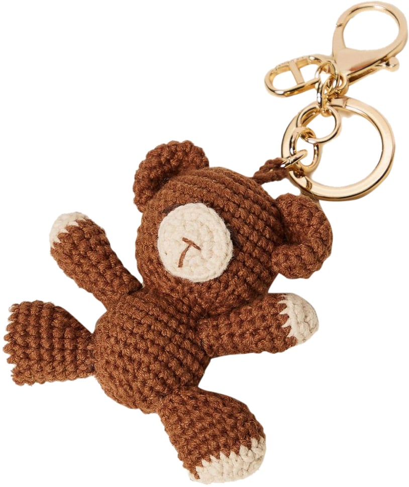 Twin-set Keychains Brown Bruin