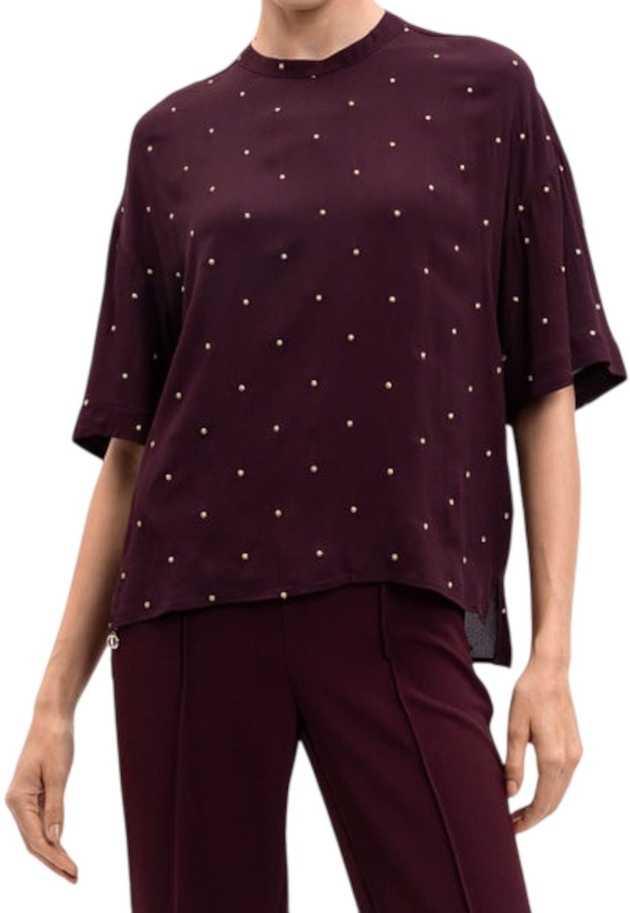 Twin-set Shirts Bordeaux Rood