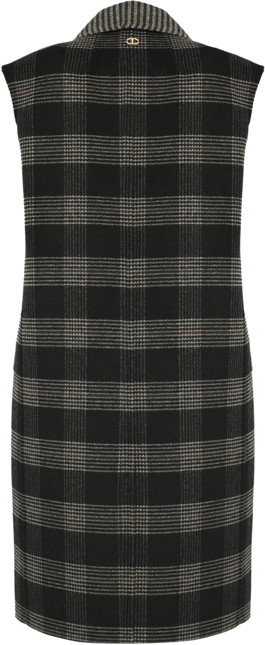 Twin-set Coats Double Check Neroneve Divers