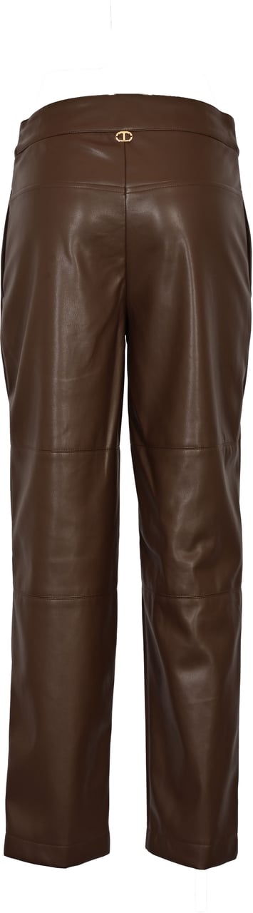 Twin-set Trousers Coffee Bruin