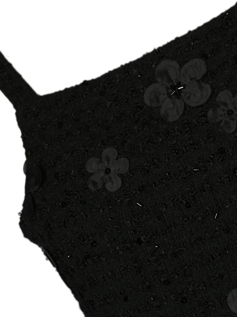 Twin-set Dresses Boucle Fiori Nero Zwart