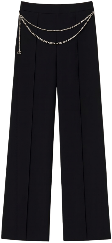 Twin-set Trousers Black Zwart