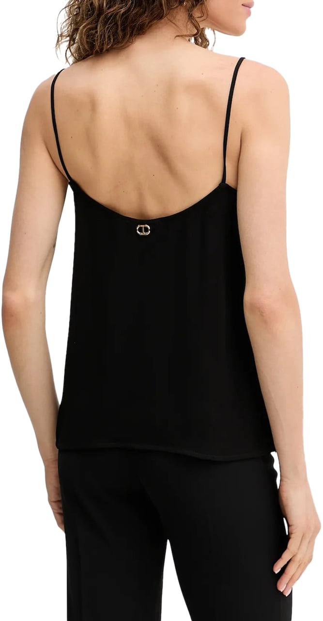 Twin-set Top Black Zwart
