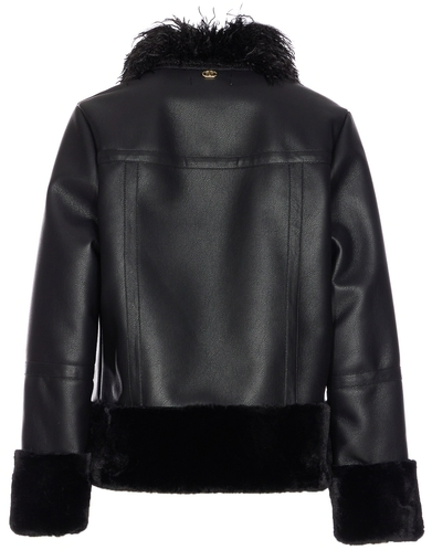 Twin-set Coats Black Zwart