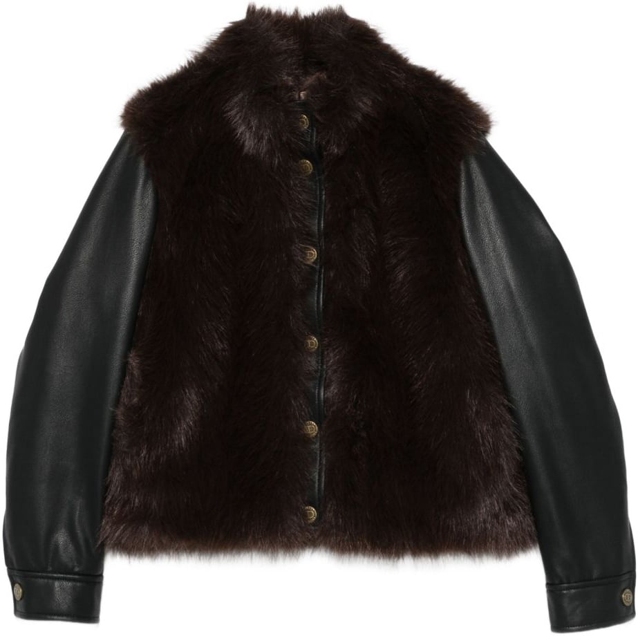 Twin-set Coats Black Zwart