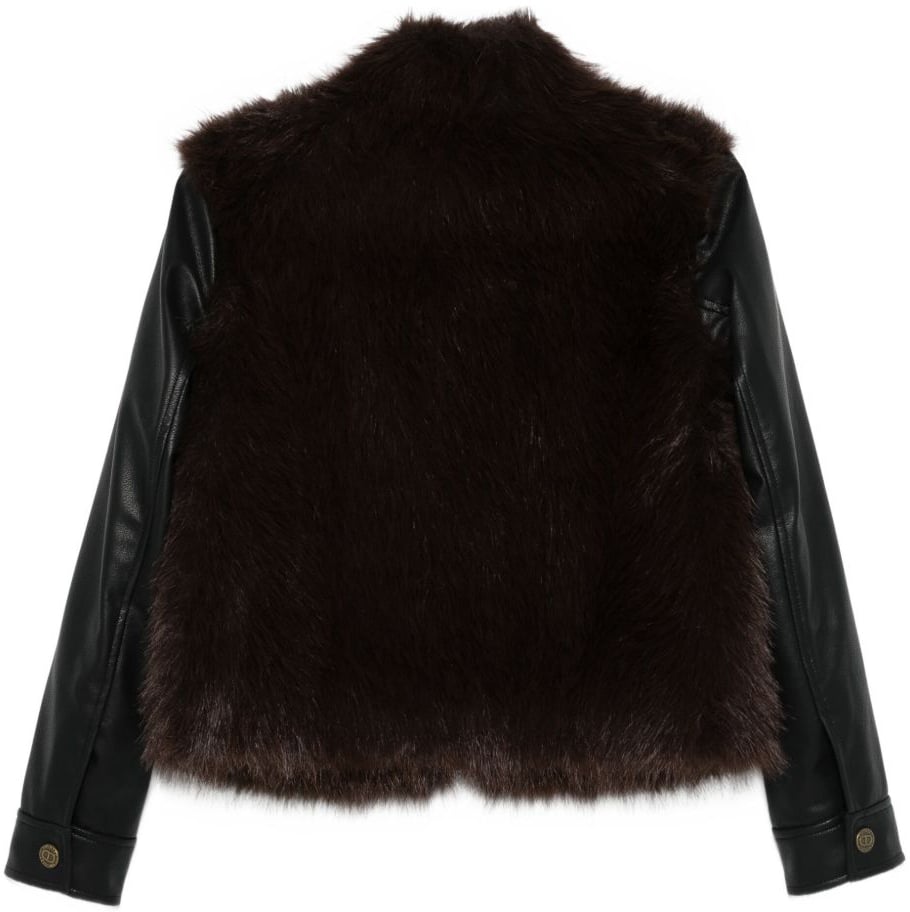 Twin-set Coats Black Zwart