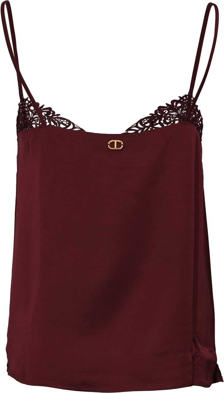 Twin-set Top Winetasting Rood