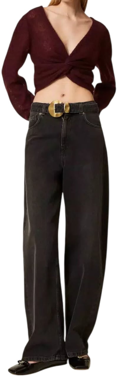 Twin-set Jeans Black Zwart