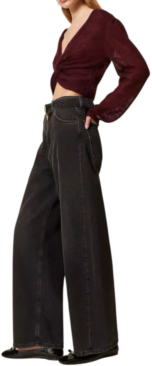 Twin-set Jeans Black Zwart