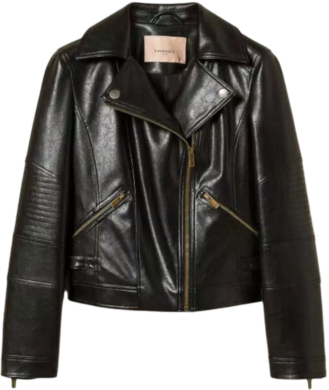 Twin-set Coats Black Zwart