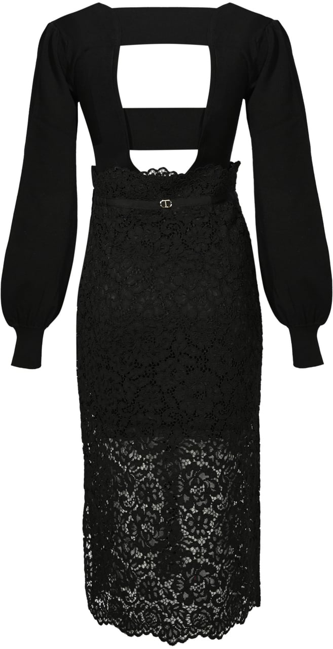 Twin-set Dresses Black Zwart