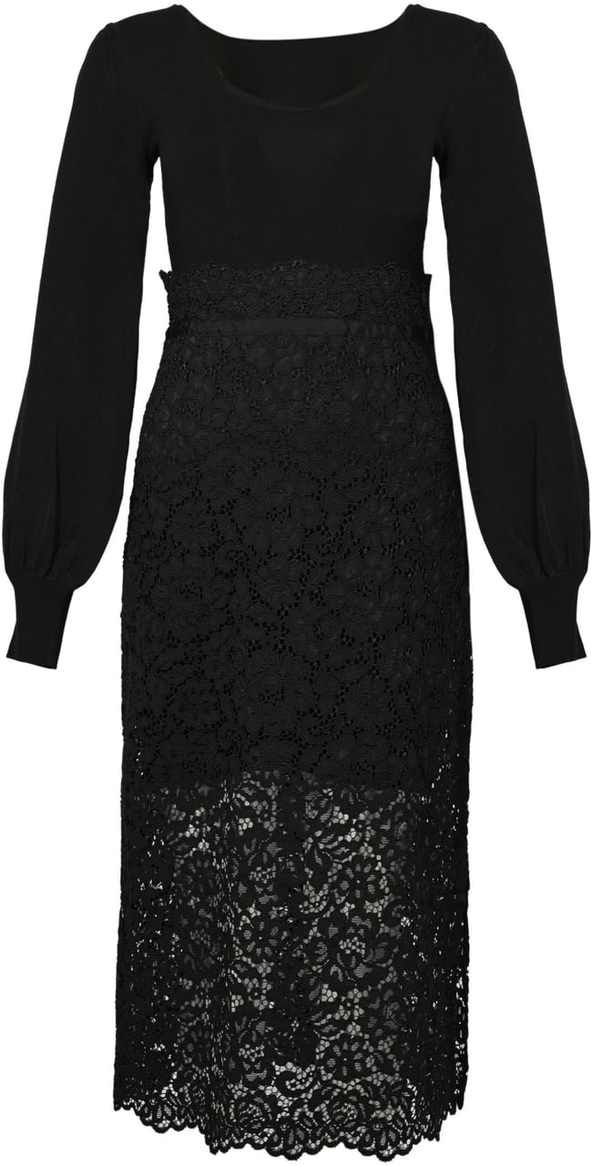Twin-set Dresses Black Zwart